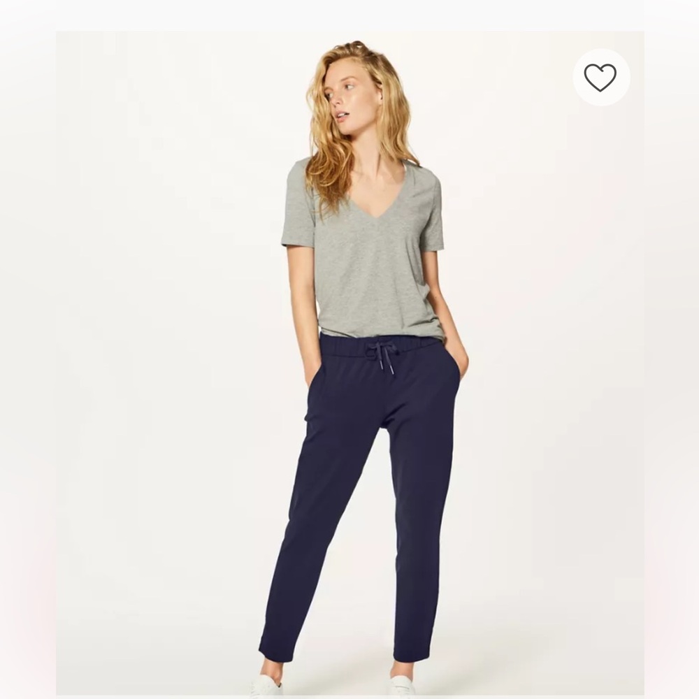 Lululemon On The Fly Woven Pants Navy Women’s 4